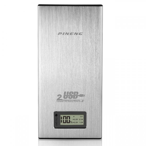 [Clearance] PINENG PN-912 16800mAh Power Bank - Silver